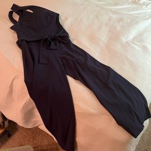 Club Monaco Navy Formal Jumpsuit